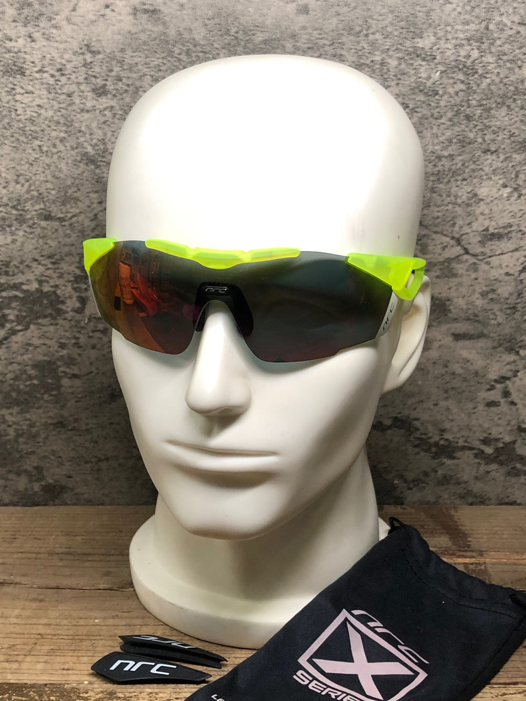 JI047 nrc X series サングラス アイウェア イエロー ※傷