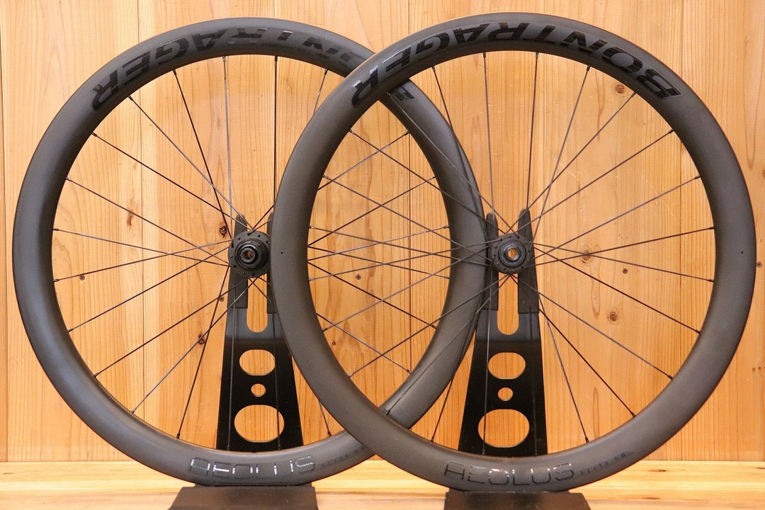 ボントレガー BONTRAGER アイオロス AEOLUS ELITE 50 DISC カーボン チューブレスレディ ホイールセット シマノ 11S/12S 【芦屋店】