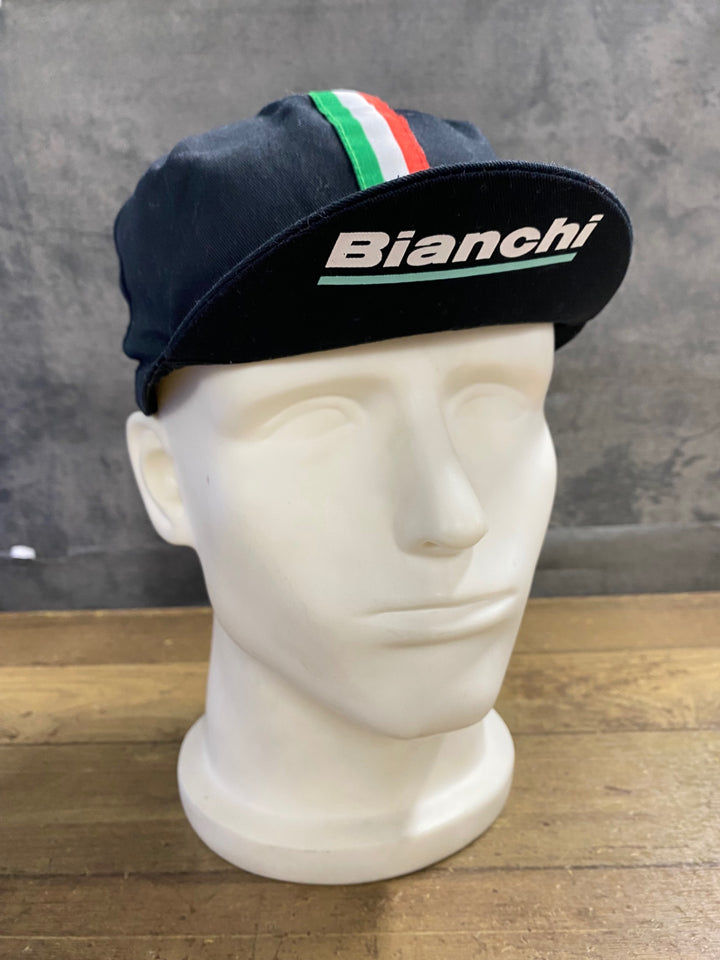 KG251 ビアンキ Bianchi サイクルキャップ 黒 F