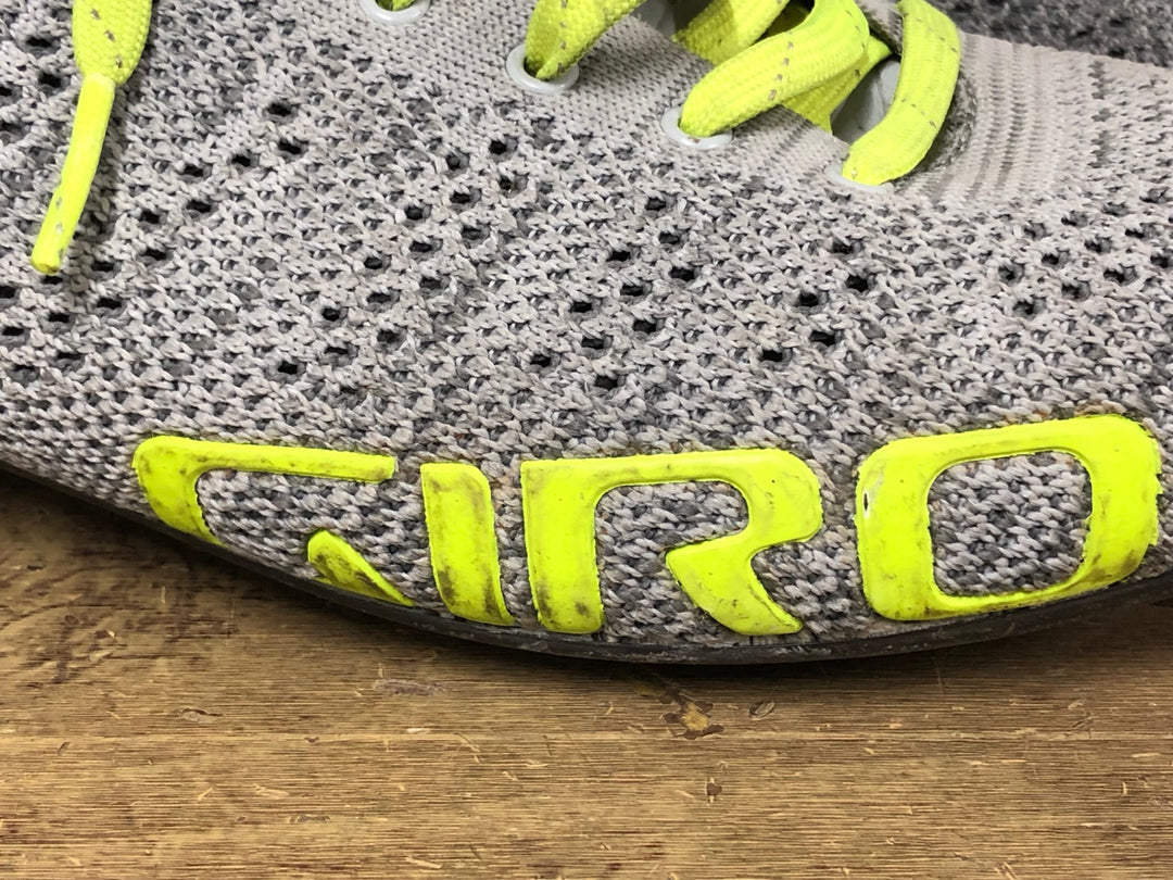JT513 ジロ GIRO EMPIRE E70 KNIT ビンディングシューズ グレー SPD-SL EU41 インソール欠品