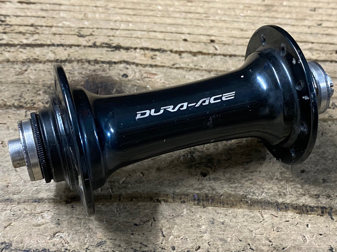 KH224 シマノ SHIMANO デュラエース DURA-ACE HB-9000 FH-9000 ハブ 前後セット 32H 100×130mm シマノ11S ※フロントエンド割れのためジャンク