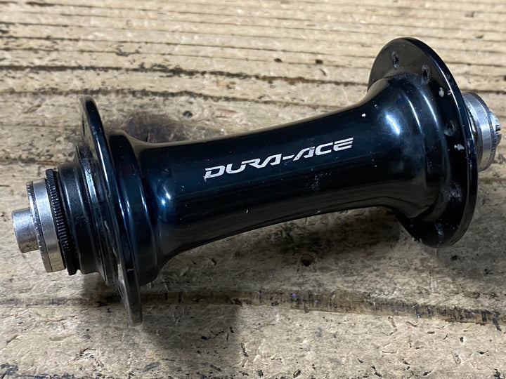 KH224 シマノ SHIMANO デュラエース DURA-ACE HB-9000 FH-9000 ハブ 前後セット 32H 100×130mm シマノ11S ※フロントエンド割れのためジャンク