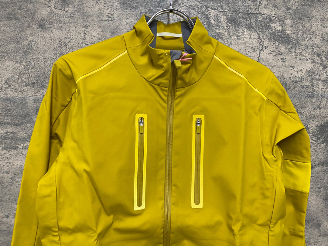 KQ686 ラファ Rapha CLASSIC WINTER JACKET 長袖 サイクルジャケット 黃 S GORE-TEX INFINIUM