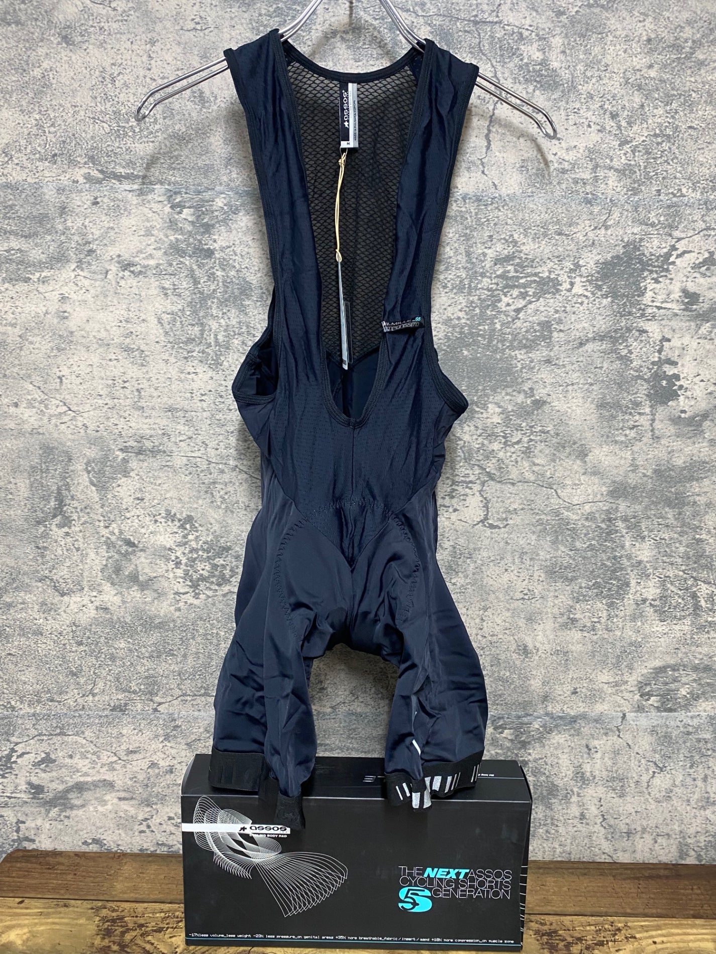 JQ150 アソス ASSOS FI Mille S5 regular ビブショーツ 黒 M – BICI