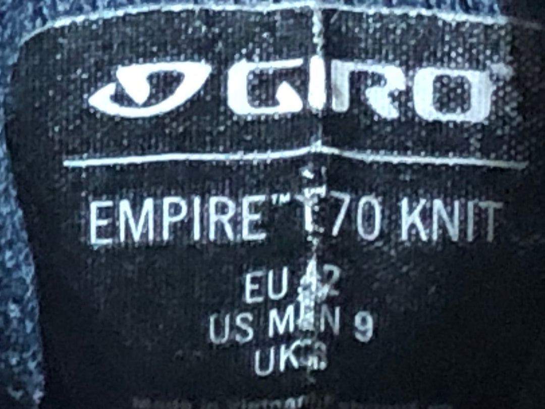 KB776 ジロ GIRO EMPIRE E70 KNIT ビンディングシューズ 3穴 ネイビー EU42