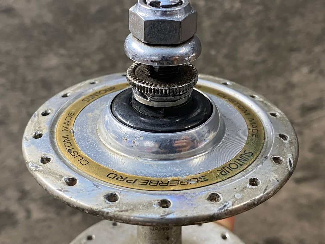 KI454 サンツアー SUNTOUR シュパーブプロ SUPERBE PRO 前後ハブ NJS 36H