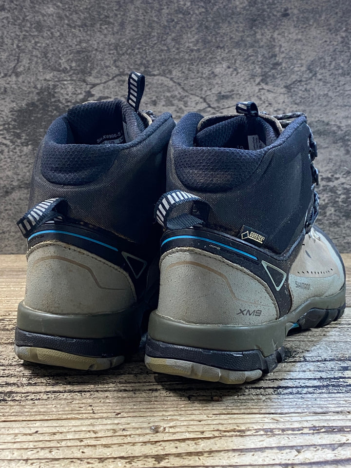 JX331 シマノ SHIMANO XM9 SH-XM900-S G ビンディングシューズ カーキ 黒 EU42 2穴