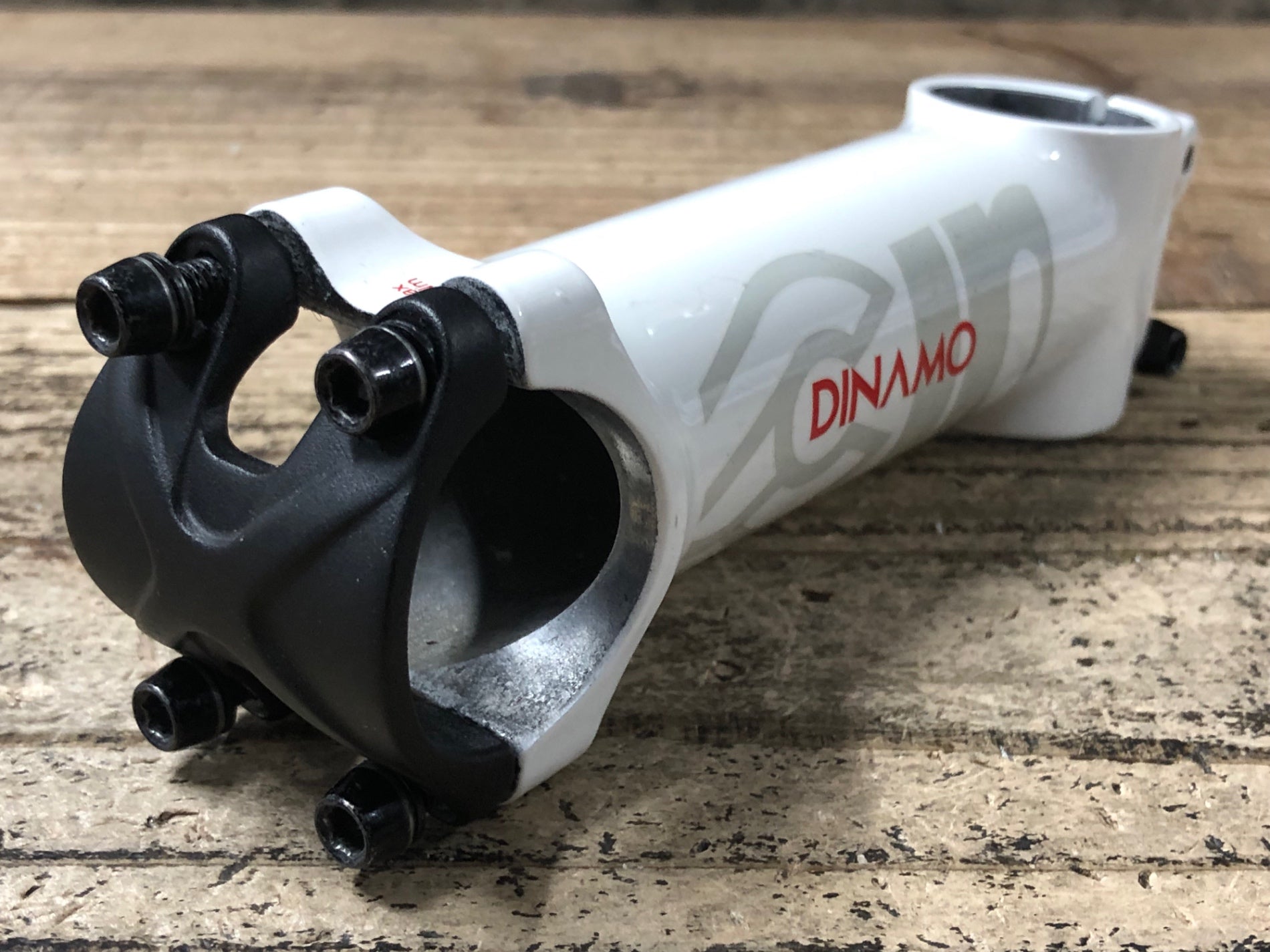 JS040 チネリ Cinelli ダイナモ DINAMO アルミ ステム 白 黒 110mm Φ31