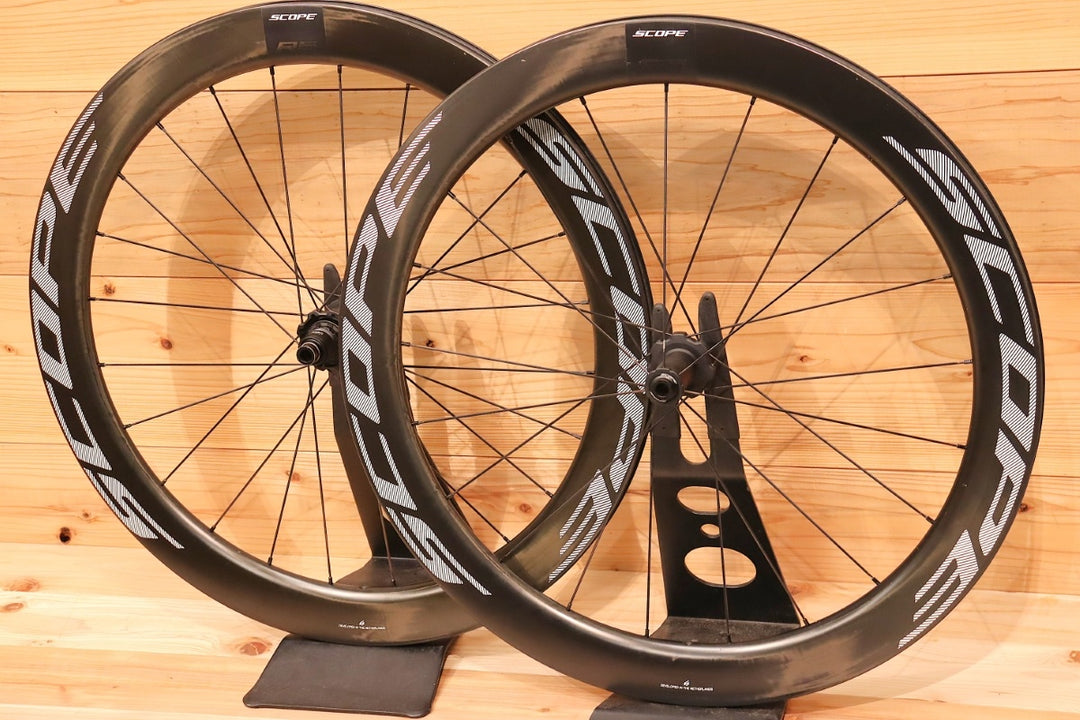 スコープ SCOPE R5 DISC カーボン チューブレス ホイールセット スラムXDR12S ワイドリム 21C 【千葉店】