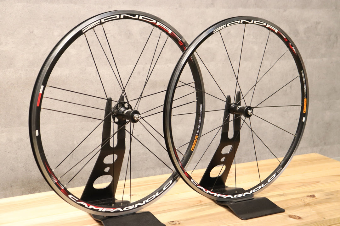 カンパニョーロ CAMPAGNOLO ゾンダ ZONDA アルミ クリンチャー ホイールセット シマノ 11S/12S 【さいたま浦和店】