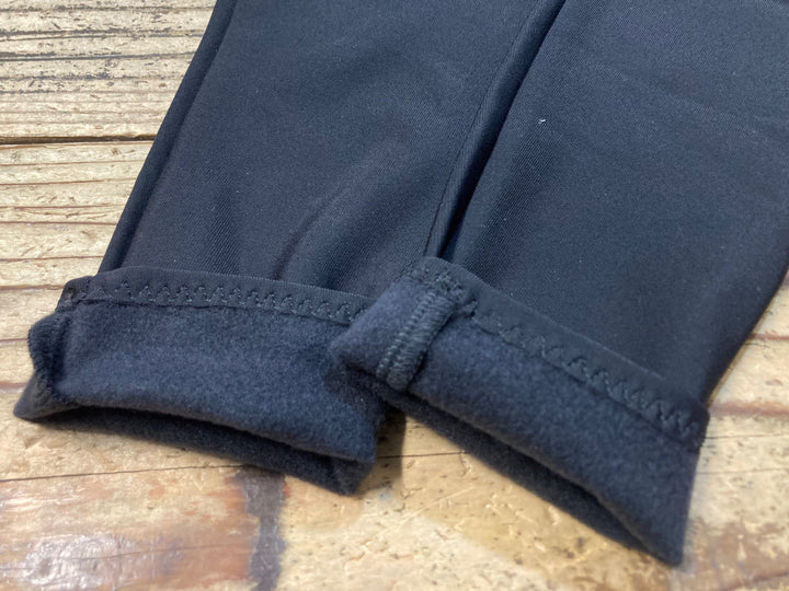JY640 アソス ASSOS Spring Fall Leg Warmers レッグウォーマー 黒 Ⅰ 裏起毛