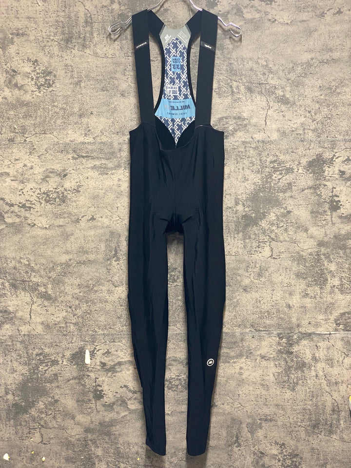 KR256 アソス ASSOS MILLE GT Winter Bib Tights ビブタイツ 黒 M 裏起毛 ※擦れ強