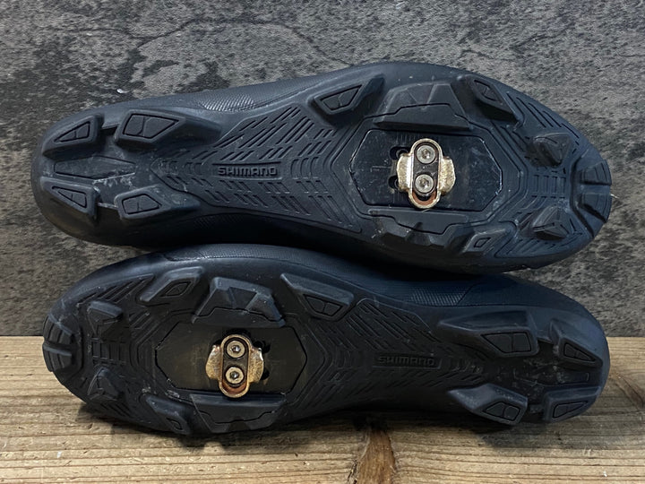 KH014 シマノ SHIMANO XC1 SHXC100M ビンディングシューズ 2穴 黒 EU43