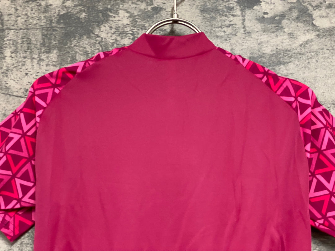 JV994 レリック reric Women's Himalia SS Jersey 半袖 サイクルジャージ S ピンク レディース