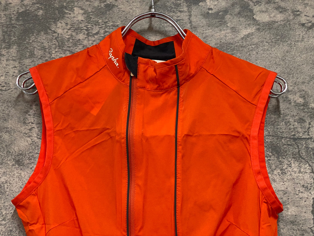 KE551 ラファ Rapha CLASSIC ジレ サイクルベスト オレンジ レディース M
