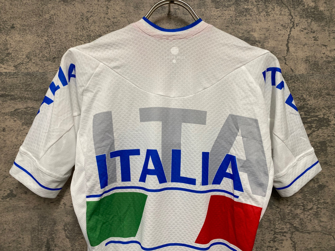 JJ712 カステリ castelli 半袖 サイクルジャージ M 白