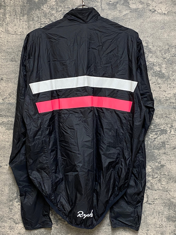 JP286 ラファ Rapha BREVET FLYWEIGHT WIND JACKET 長袖 サイクルジャケット 黒 サイズ不明