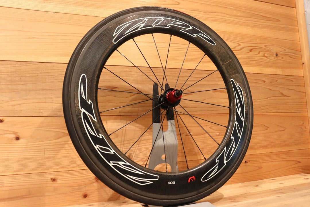 ジップ ZIPP 808 ファイアクレスト FIRECREST カーボン チューブラー リアホイール シマノ12/11S 【千葉店】