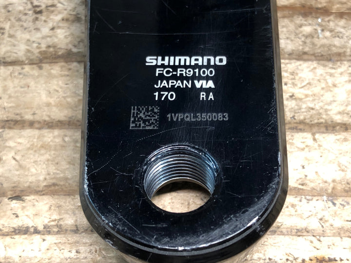 JN908 シマノ SHIMANO デュラエース DURA-ACE FC-R9100 クランクセット 2x11s 170mm 52/36Ｔ