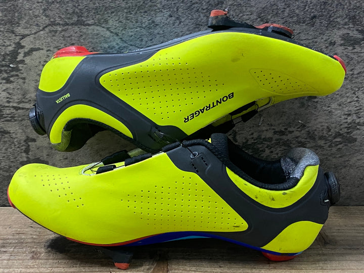 KK644 ボントレガー BONTRAGER BALLISTA ビンディングシューズ SPD-SL EU42 黄 ※ソール傷