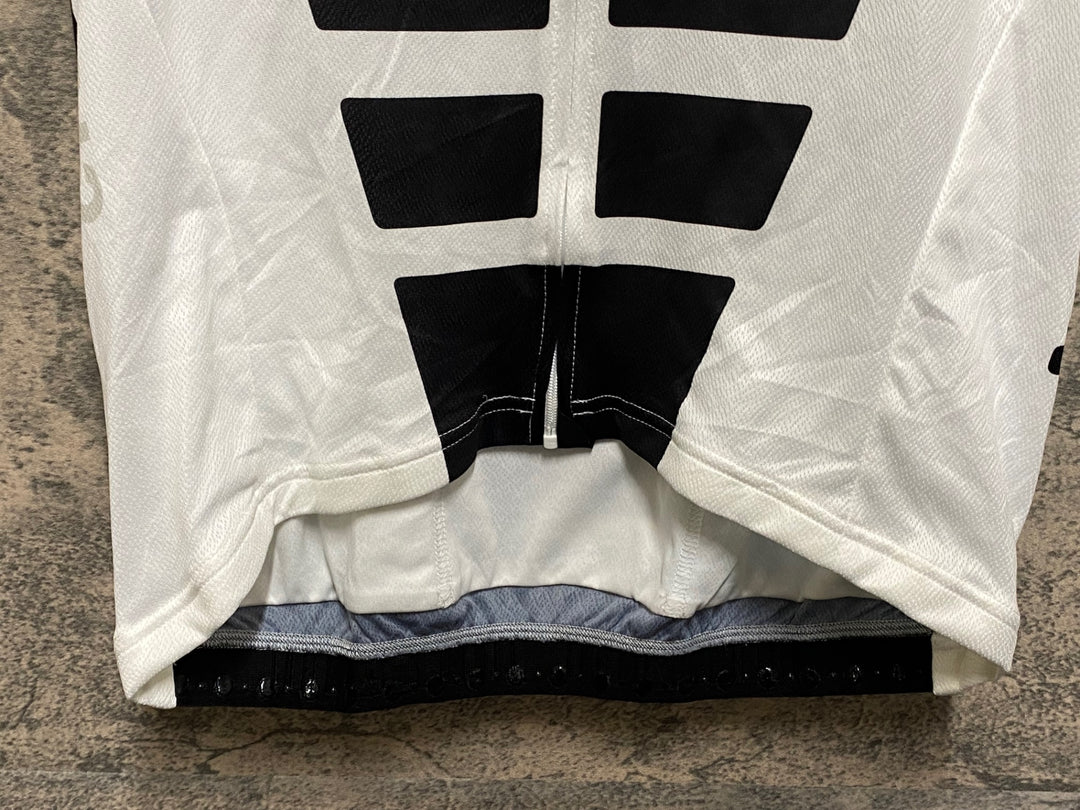 JR137 アソス ASSOS 半袖 サイクルジャージ 白 水色 L