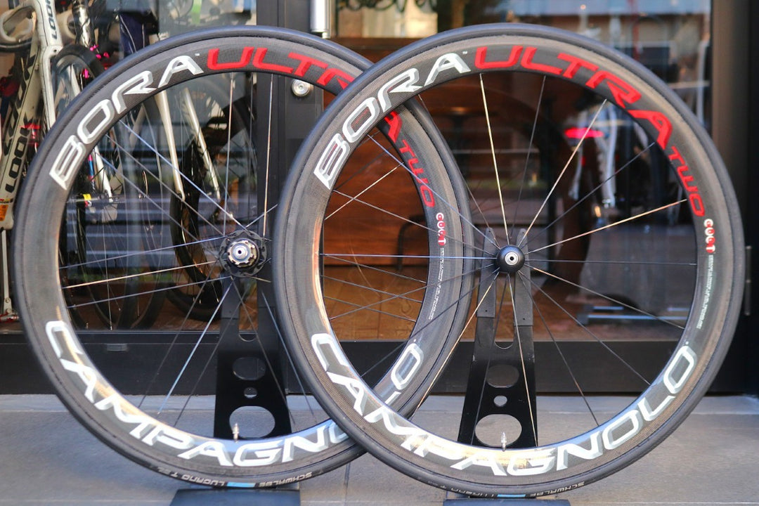 カンパニョーロ CAMPAGNOLO ボーラウルトラツー BORA ULTRA TWO カーボン チューブラー ホイールセット カンパ12S/11S 【南麻布店】