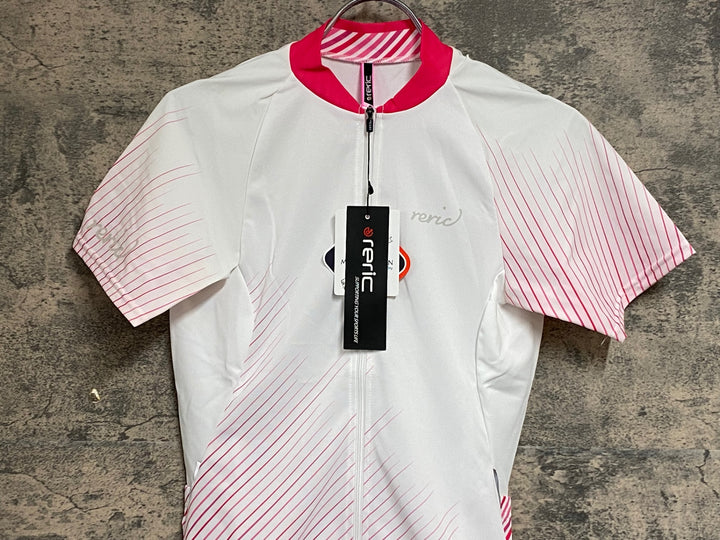 JW015 レリック reric Women's Himalia SS Jersey 半袖サイクルジャージ M 白 レディース