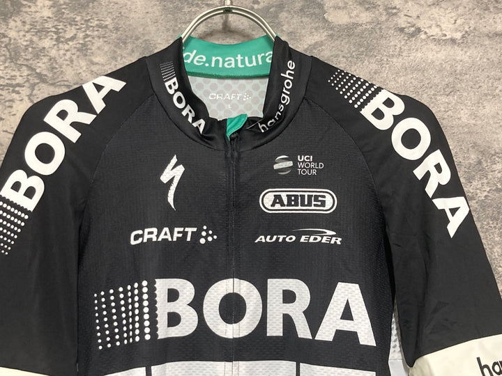 KJ766 クラフト CRAFT 半袖 サイクルジャージ 黒 L BORA hansgrohe