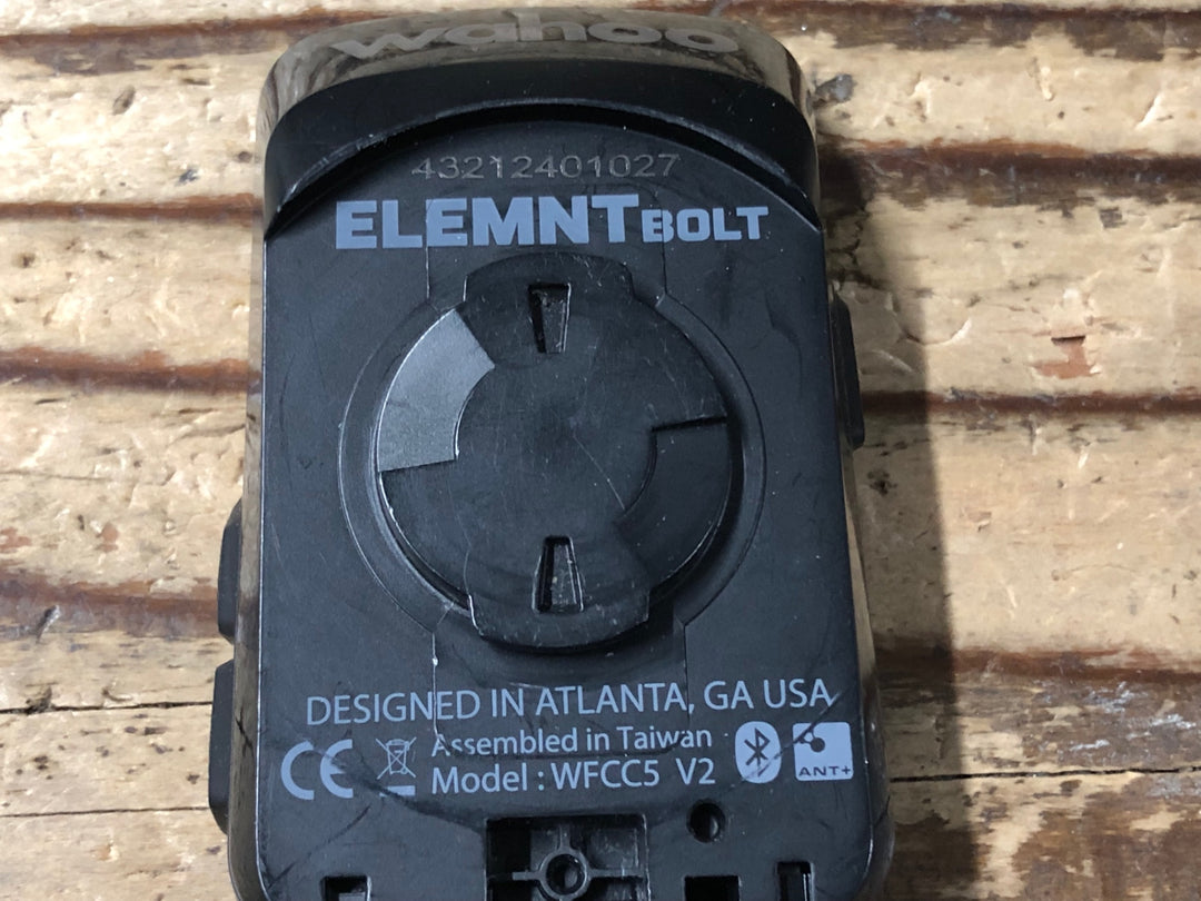 JV353 ワフー WAHOO ELEMENT BOLT サイクルコンピューター WFCC5 V2