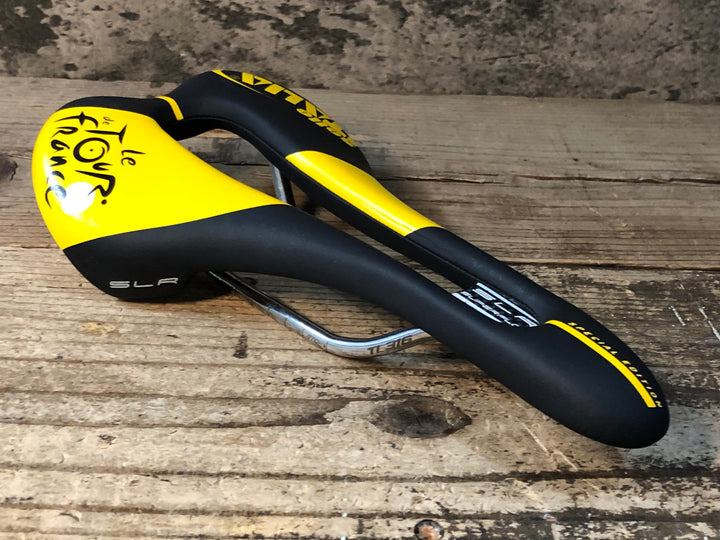 JT039 セライタリア selle italia SLR SUPERFLOW L3 TDF サドル 黒 黄 145mm Ti316 Tour de France SPECIAL EDITION