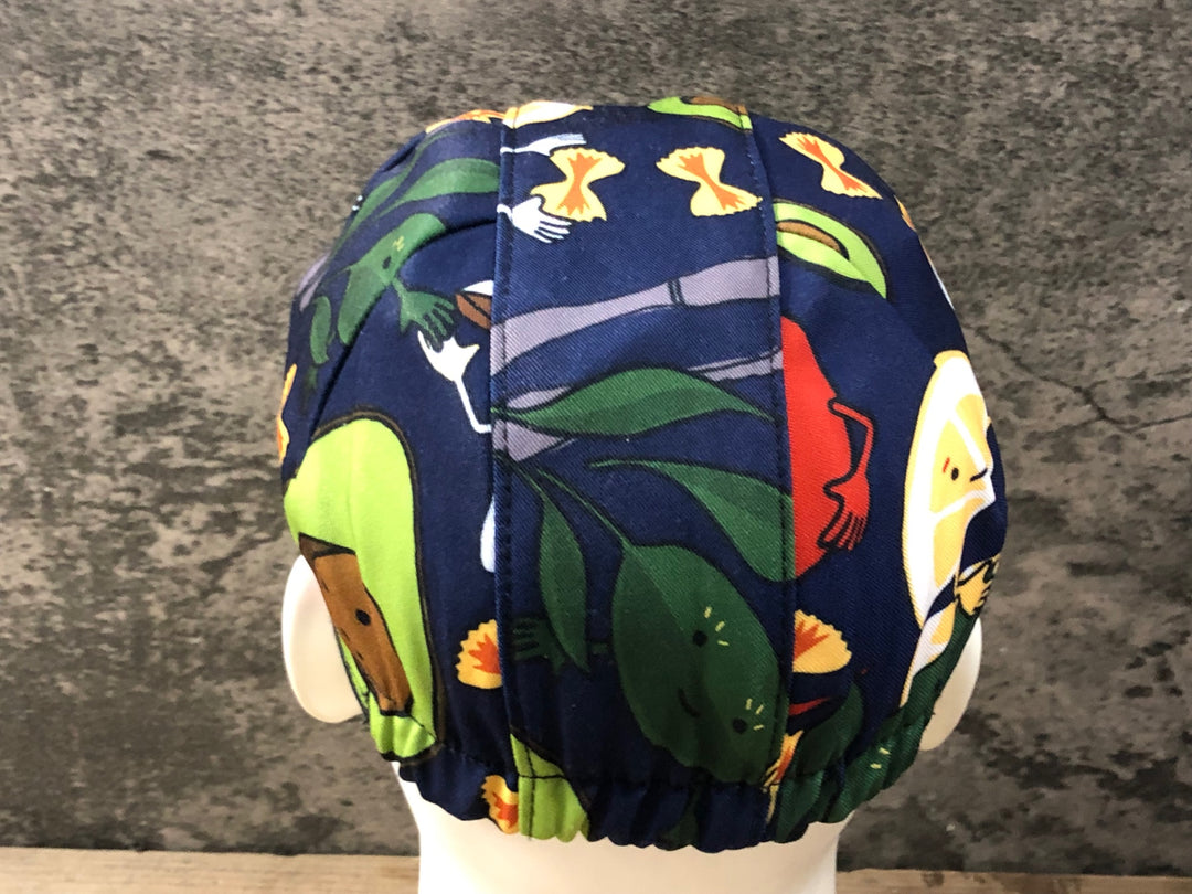 KM418 ポールスミス Paul Smith サイクルキャップ 紺 総柄 フリーサイズ