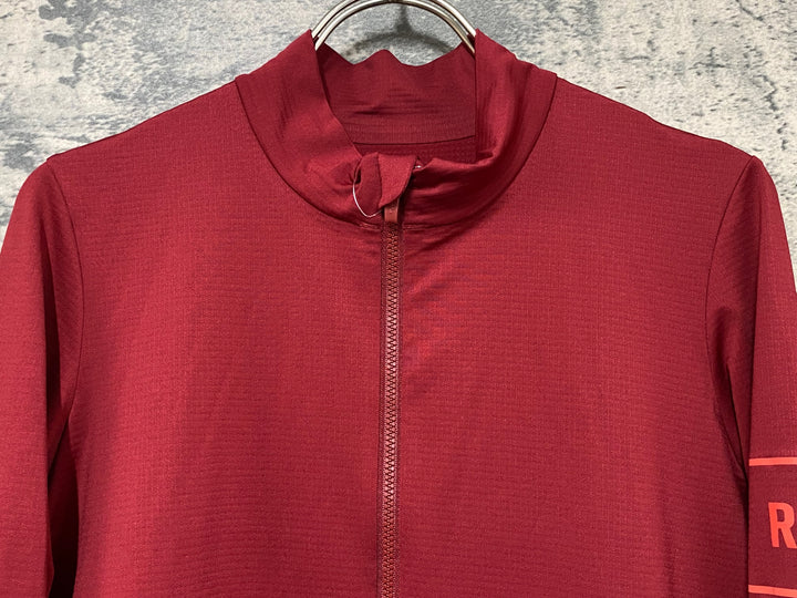 JZ591 ラファ Rapha PRO TEAM LONG SLEEVE THERMAL JERSEY 長袖 サイクルジャージ 赤 M