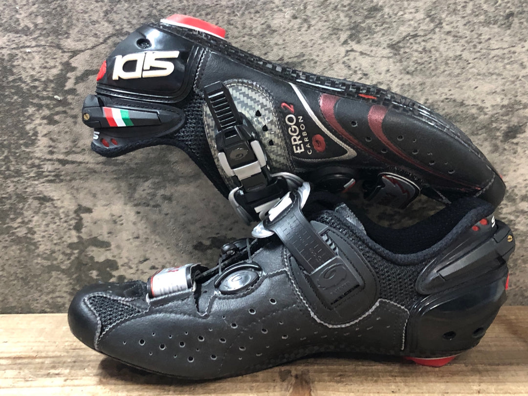JP440 シディ SIDI ERGO4 CARBON ビンディングシューズ 黒 EU40 3穴