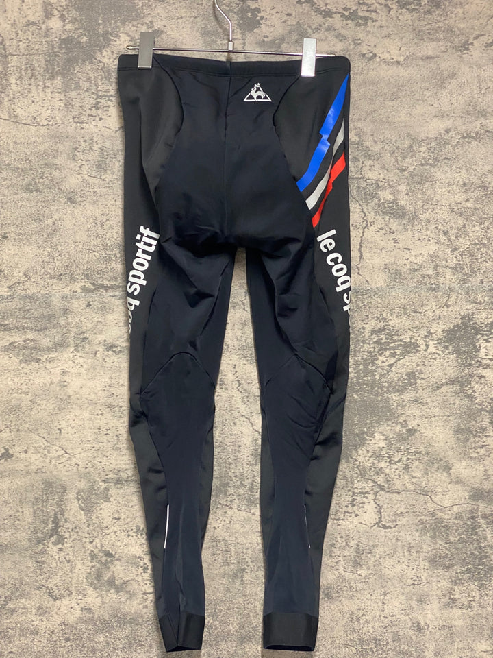 JT585 ルコックスポルティフ le coq sportif レーサータイツ 黒 S 裏起毛