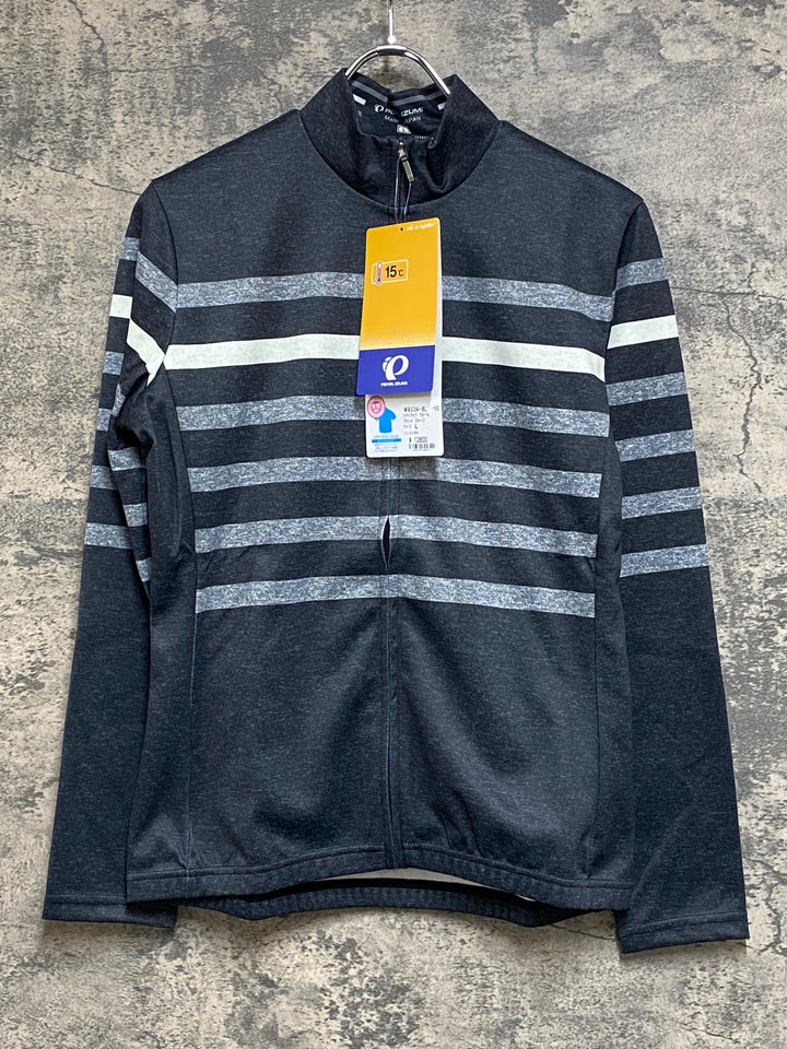 JM278 パールイズミ PEARL iZUMi 長袖 サイクルジャージ グレー L レディース