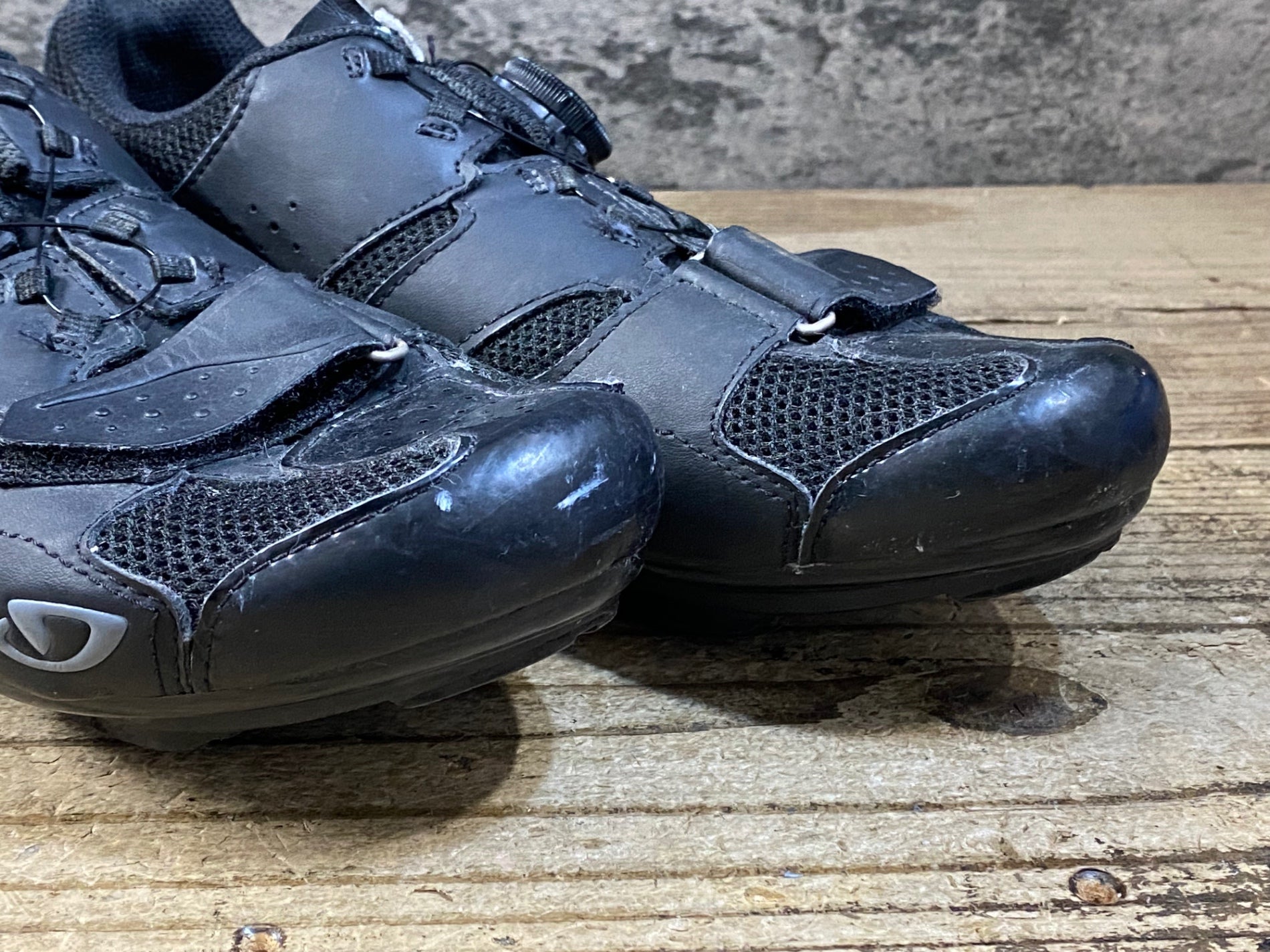 KG387 ジロ GIRO SAVIX ビンディングシューズ 黒 SPD EU40 ペン字あり