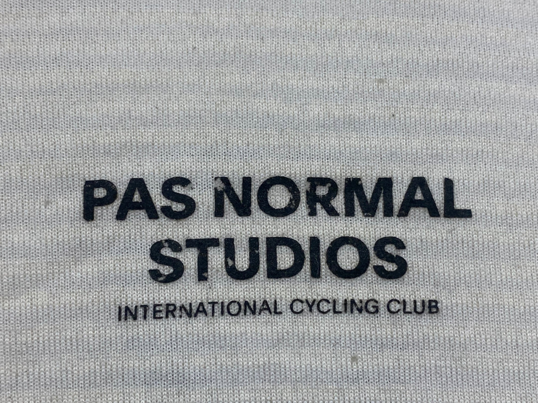 JV859 パスノーマルスタジオ PAS NORMAL STUDIO 長袖 ベースレイヤー 白 L 裏起毛 POLARTEC