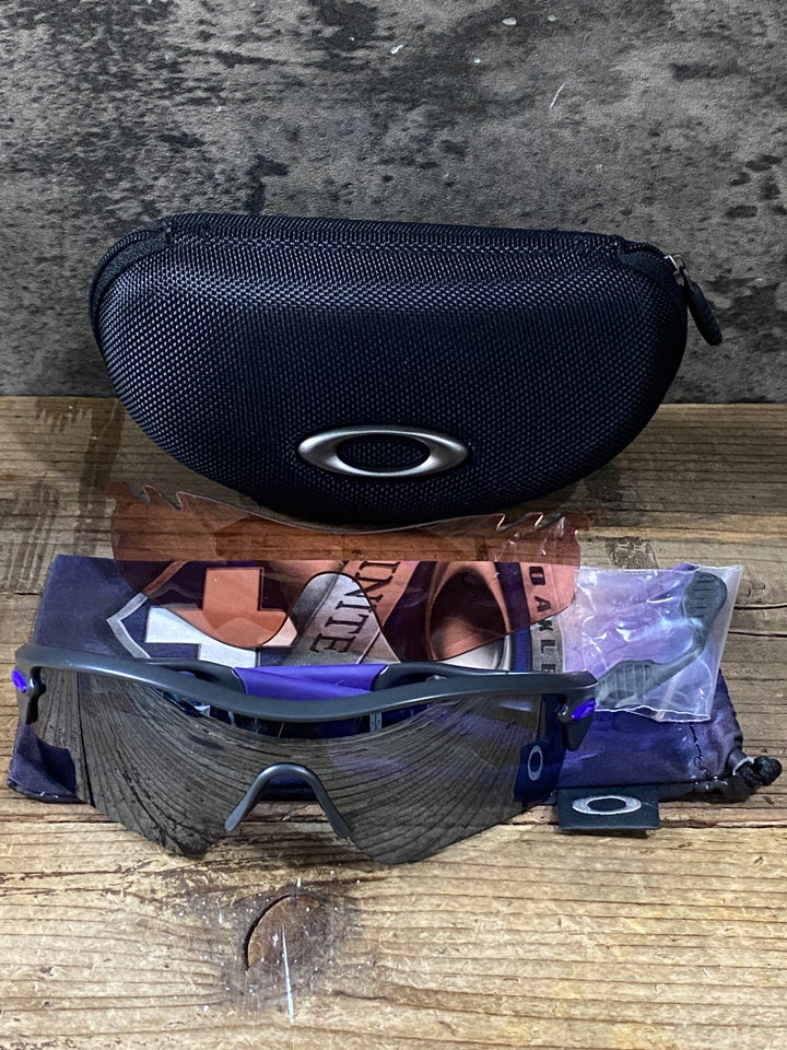 KH645 オークリー OAKLEY RADAR INFINITE HERO サングラス アイウェア 黒 紫 CVNDSHレンズ付属
