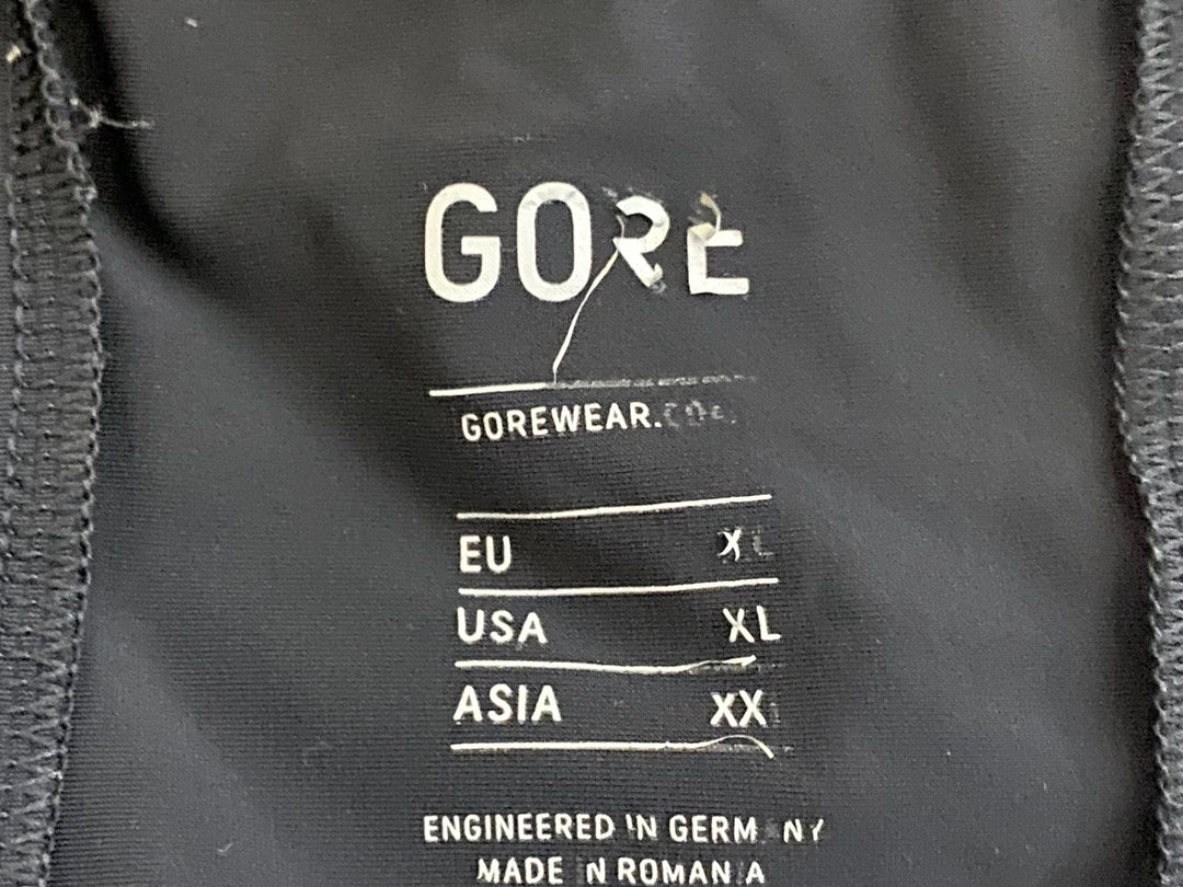 JV310 ゴアバイクウェア GORE BIKE WEAR ビブタイツ 黒 XXL 裏起毛 ※あたり,ほつれ