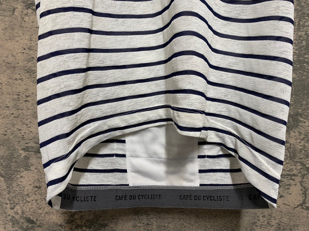 JR241 カフェドシクリステ Cafe du Cycliste PAULINE 半袖 サイクルジャージ 白 S