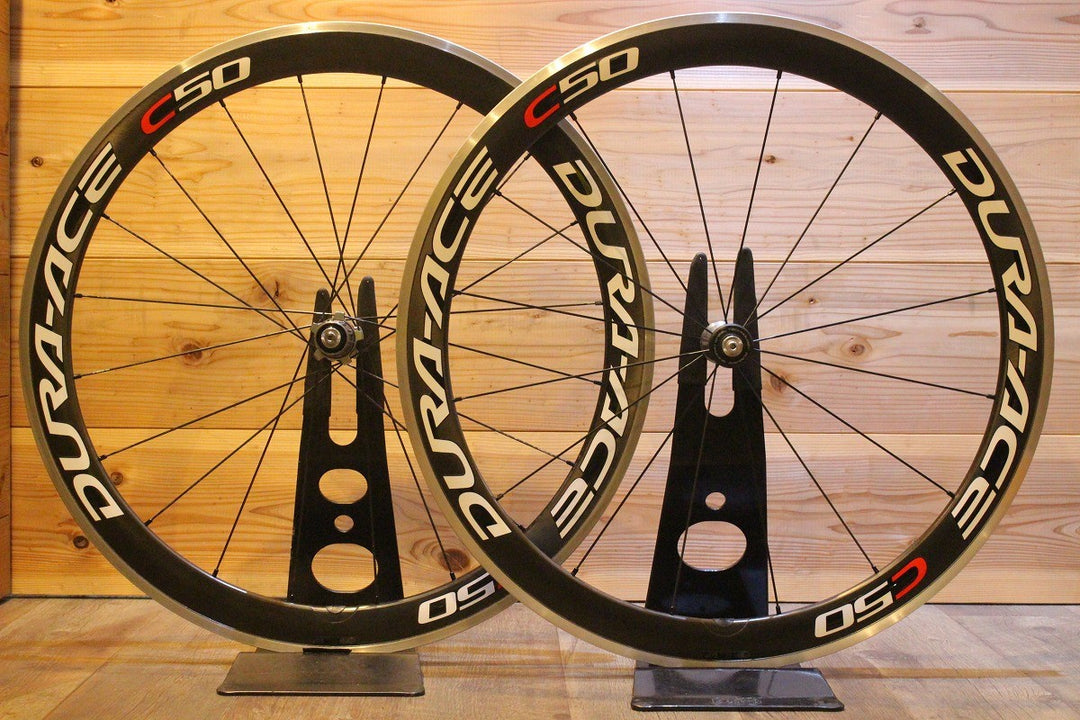 シマノ SHIMANO デュラエース DURA-ACE WH-7900-C50-CL アルミ/カーボン クリンチャー ホイールセット シマノ10S 15C 【名古屋店】