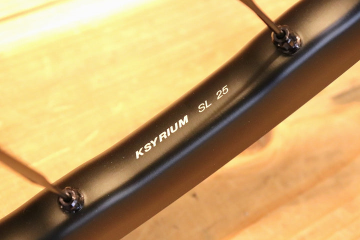 マヴィック MAVIC キシリウム KSYRIUM SL 25 DISC アルミ チューブレスレディ ホイールセット シマノ 11S/12S 【芦屋店】