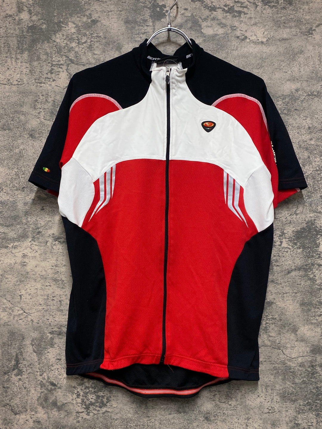 JV395 バイシクルライン Bicycle Line 半袖 サイクルジャージ 赤 XL