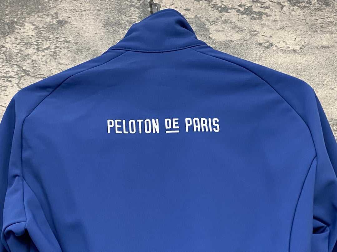 JW760 プロトンドパリ PELOTON DE PARIS Sprinteur Softshell Jacket 長袖 サイクルジャケット 青 XS 裏起毛