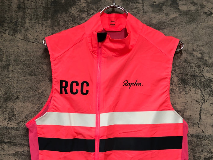 KD245 ラファ Rapha RCC BREVET GILET サイクルベスト ジレ ピンク M