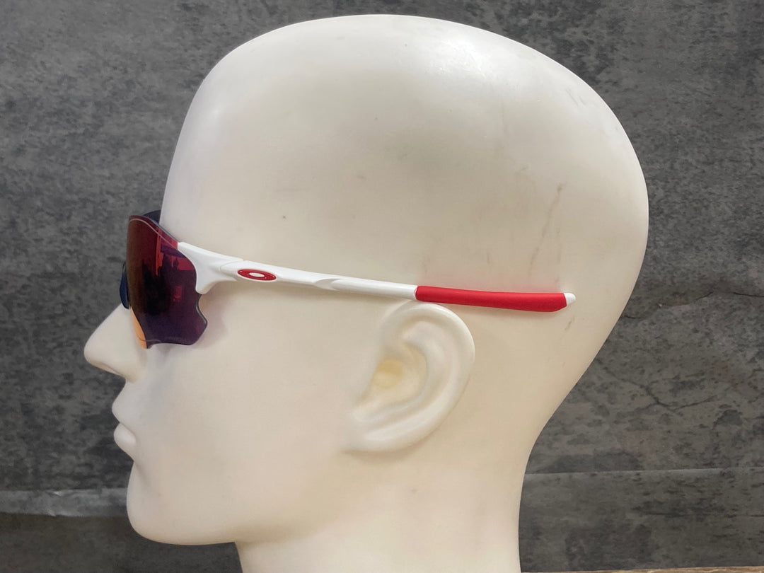 KL297 オークリー OAKLEY EV ZERO サングラス アイウェア 白 PRIZMレンズ ※レンズ気泡
