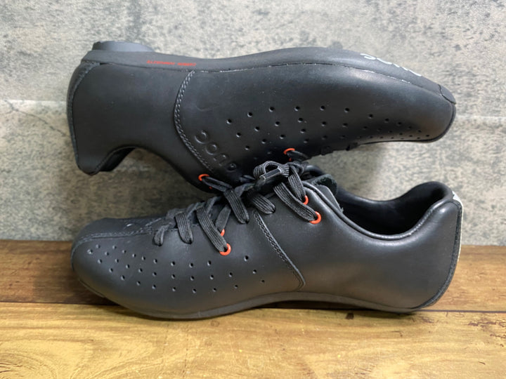 JE369 クオック QUOC NIGHT レザー ビンディングシューズ 黒 EU38.5 3穴