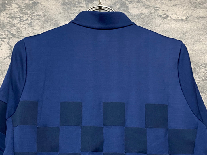 JS466 ラファ Rapha CHECK JERSEY 半袖 サイクルジャージ 濃紺 S