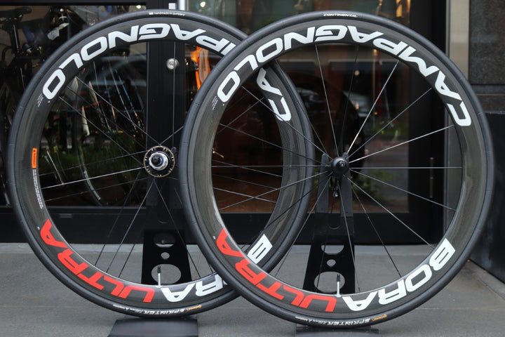 カンパニョーロ CAMPAGNOLO ボーラ BORA ULTRA カーボン チューブラー ホイールセット シマノ12/11S 【東京南麻布店】