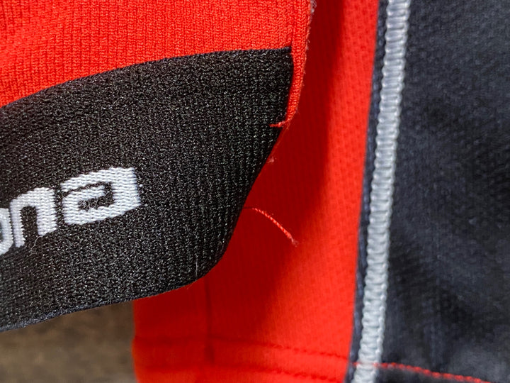 JP488 ジョルダーナ Giordana 長袖 サイクルジャージ 赤 M 裏起毛